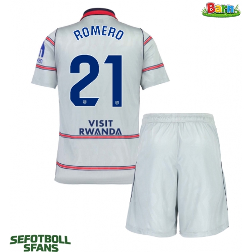 Atletico Madrid Cristian Romero #21 Tredjeställ Barn 2026-27 Kortärmad (+ Korta byxor)